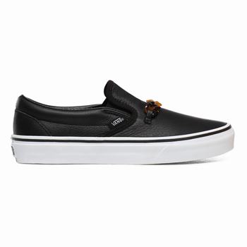 Női Vans Tort Classic Slip-on Cipő VA3874926 Fekete/Fehér